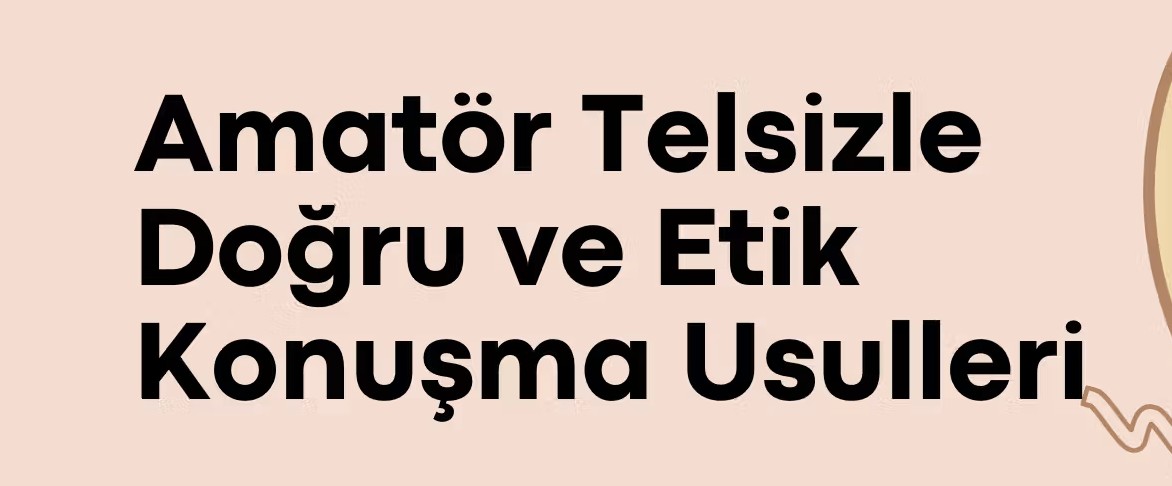 Amatör Telsizcilik Eğitimi Seviye - 1